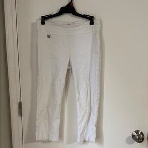 White Cropped Pants